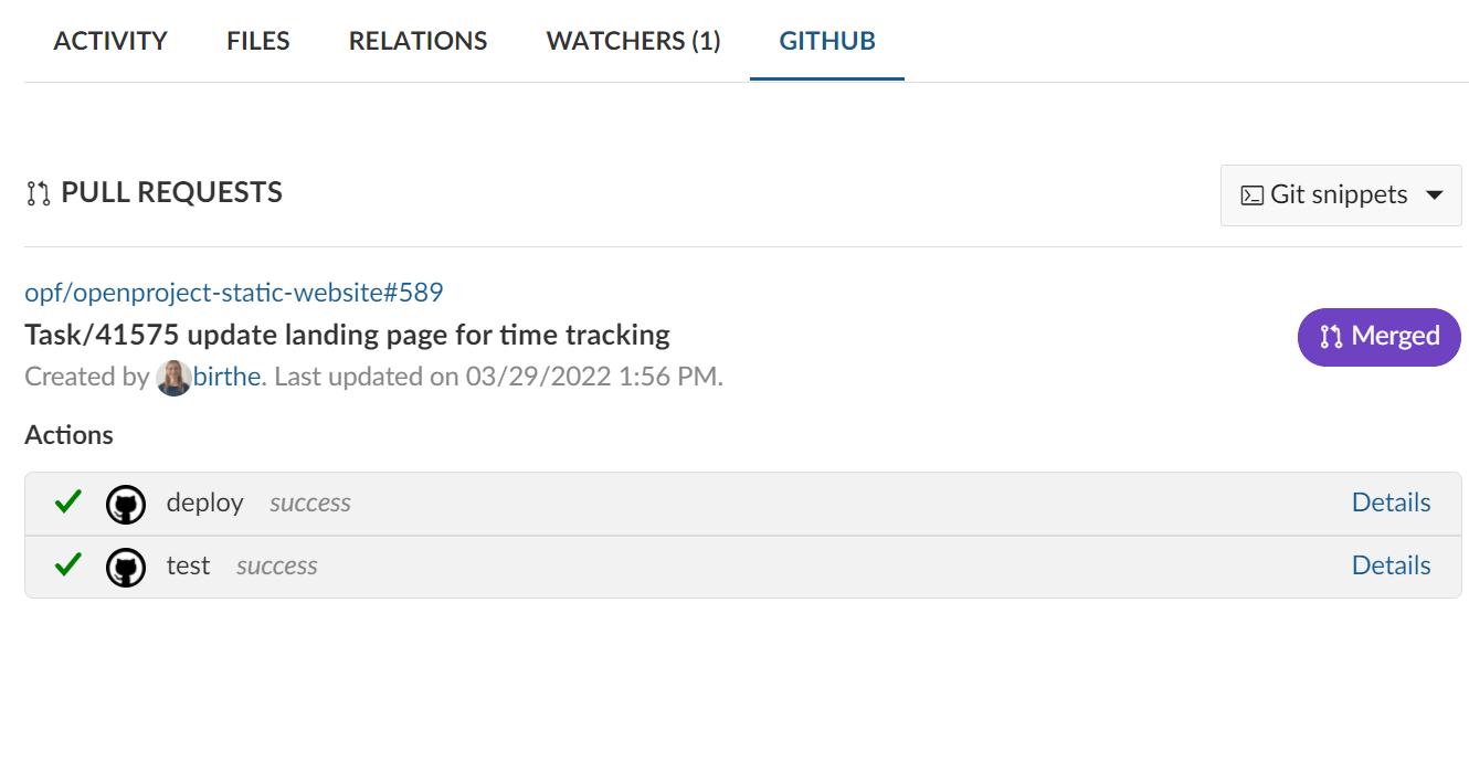GitHub-Integration